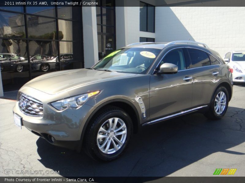 Umbria Twilight / Graphite 2011 Infiniti FX 35 AWD