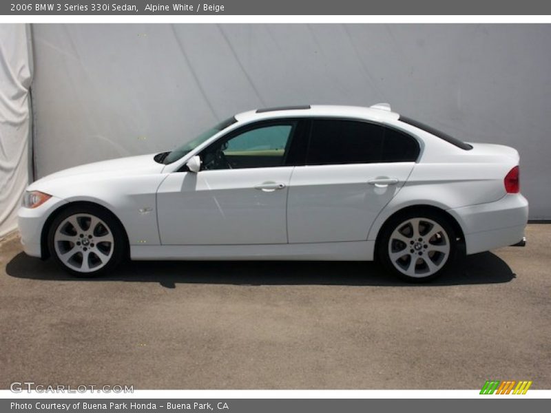 Alpine White / Beige 2006 BMW 3 Series 330i Sedan