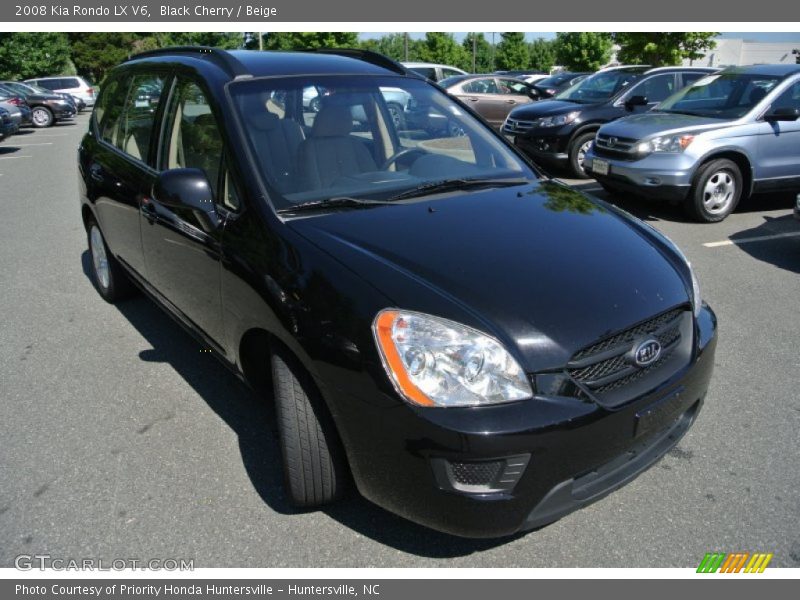 Black Cherry / Beige 2008 Kia Rondo LX V6