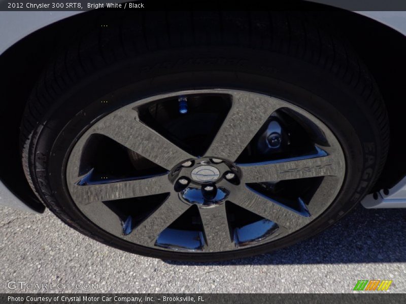 Bright White / Black 2012 Chrysler 300 SRT8