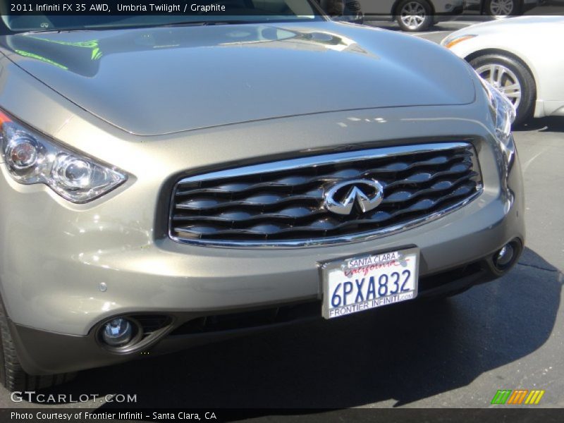 Umbria Twilight / Graphite 2011 Infiniti FX 35 AWD