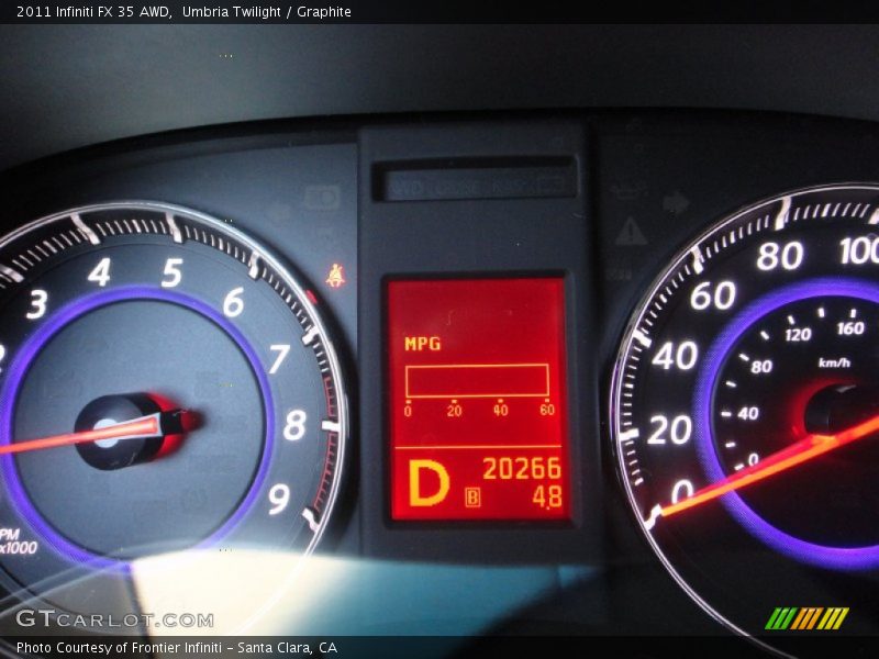 Umbria Twilight / Graphite 2011 Infiniti FX 35 AWD
