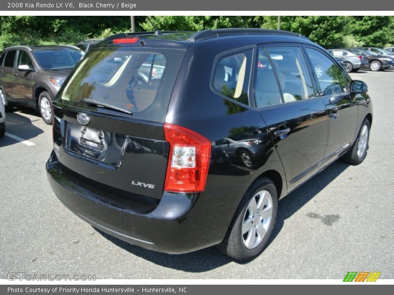 Black Cherry / Beige 2008 Kia Rondo LX V6