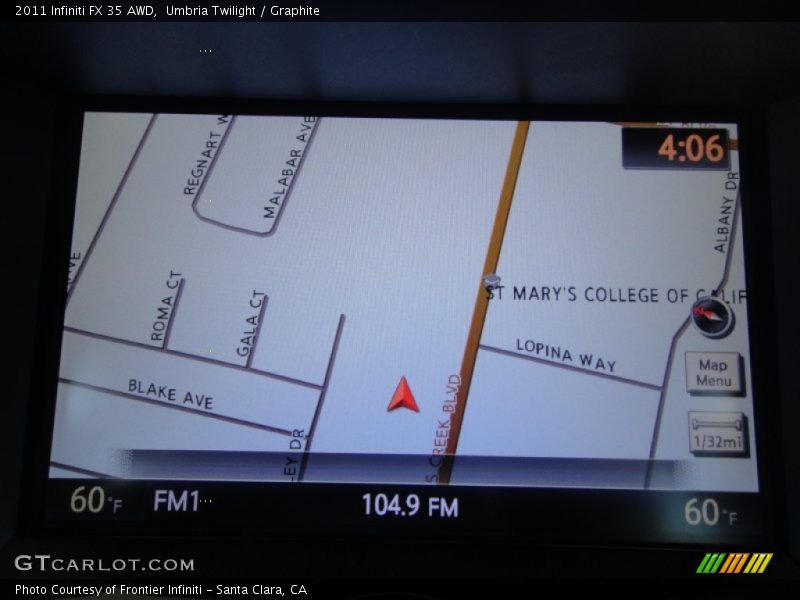 Umbria Twilight / Graphite 2011 Infiniti FX 35 AWD