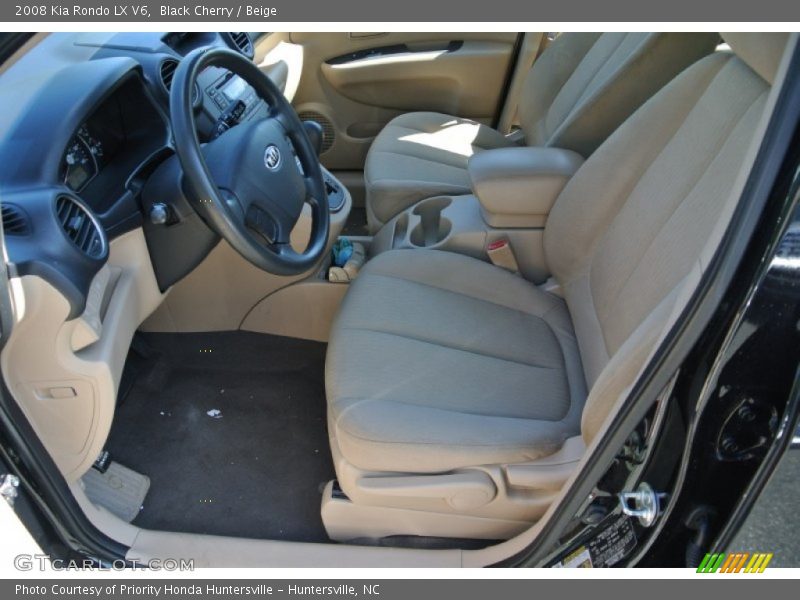 Black Cherry / Beige 2008 Kia Rondo LX V6