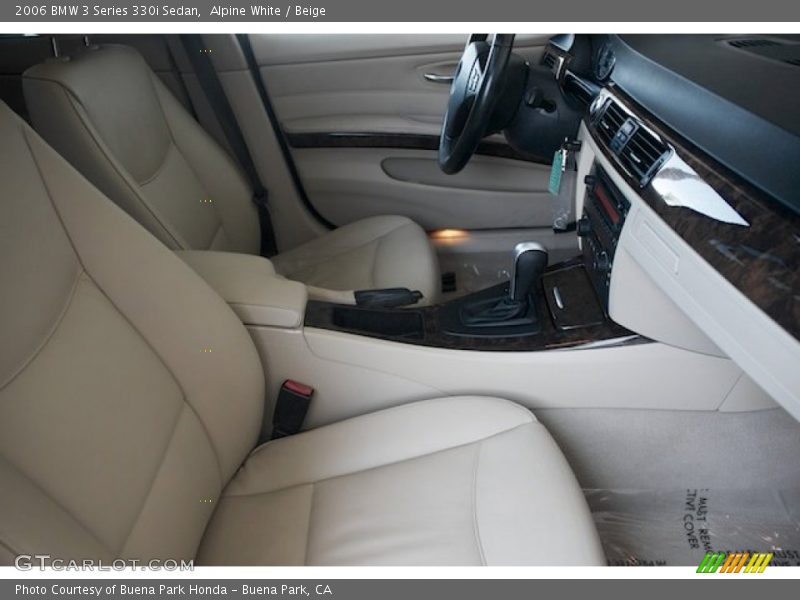 Alpine White / Beige 2006 BMW 3 Series 330i Sedan