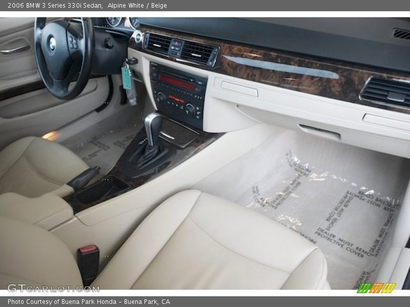 Alpine White / Beige 2006 BMW 3 Series 330i Sedan
