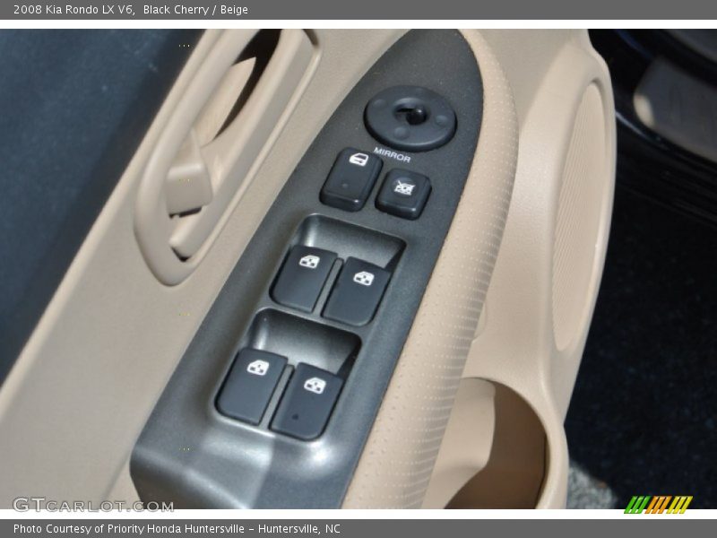 Black Cherry / Beige 2008 Kia Rondo LX V6