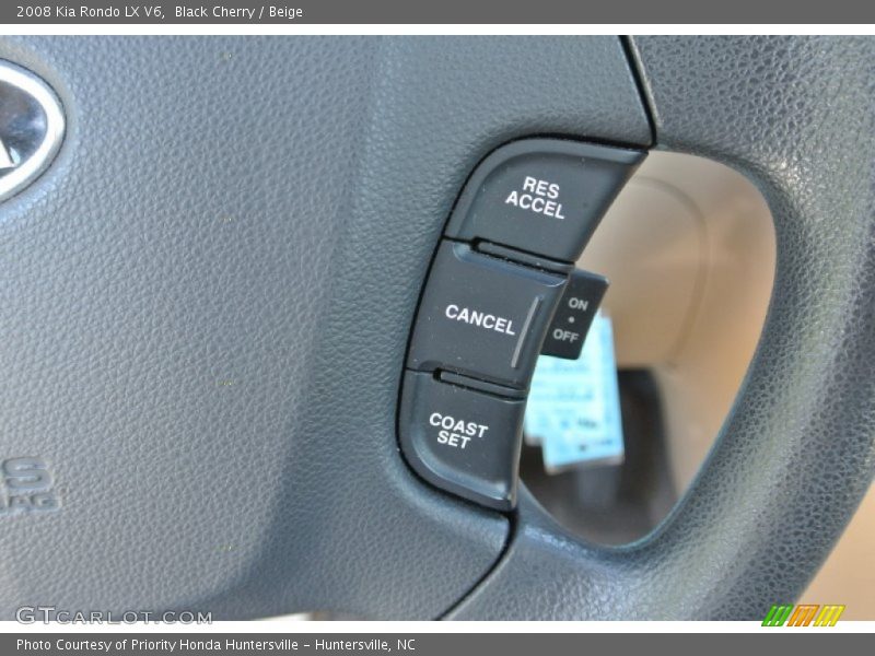 Black Cherry / Beige 2008 Kia Rondo LX V6