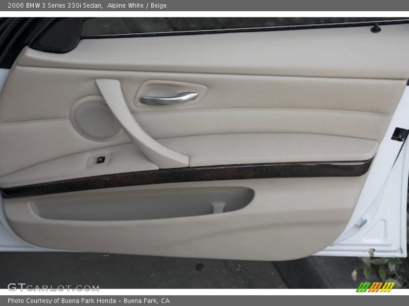 Alpine White / Beige 2006 BMW 3 Series 330i Sedan