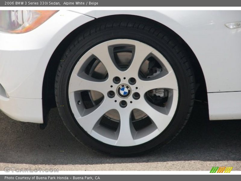Alpine White / Beige 2006 BMW 3 Series 330i Sedan