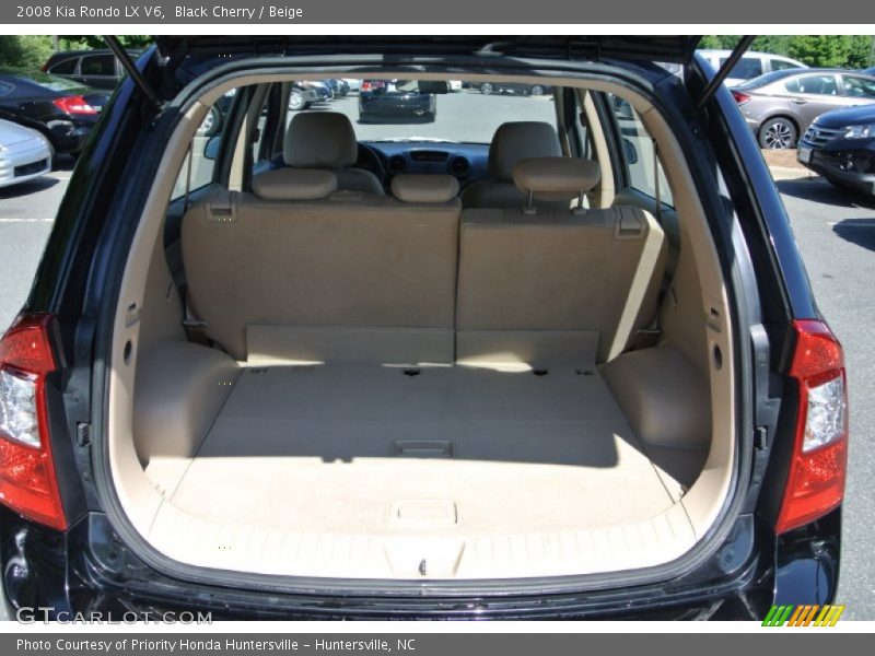 Black Cherry / Beige 2008 Kia Rondo LX V6