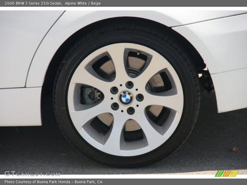 Alpine White / Beige 2006 BMW 3 Series 330i Sedan