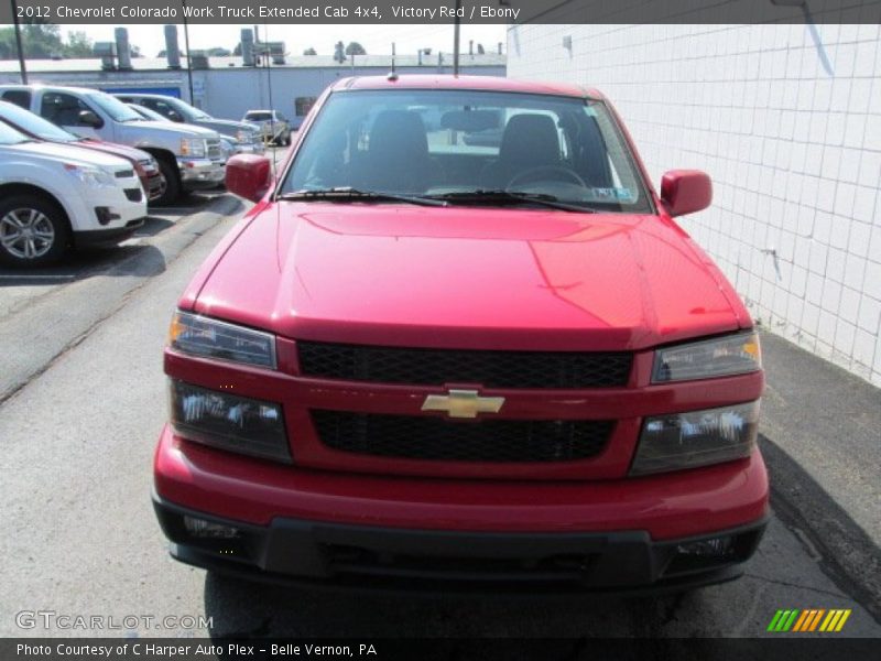 Victory Red / Ebony 2012 Chevrolet Colorado Work Truck Extended Cab 4x4