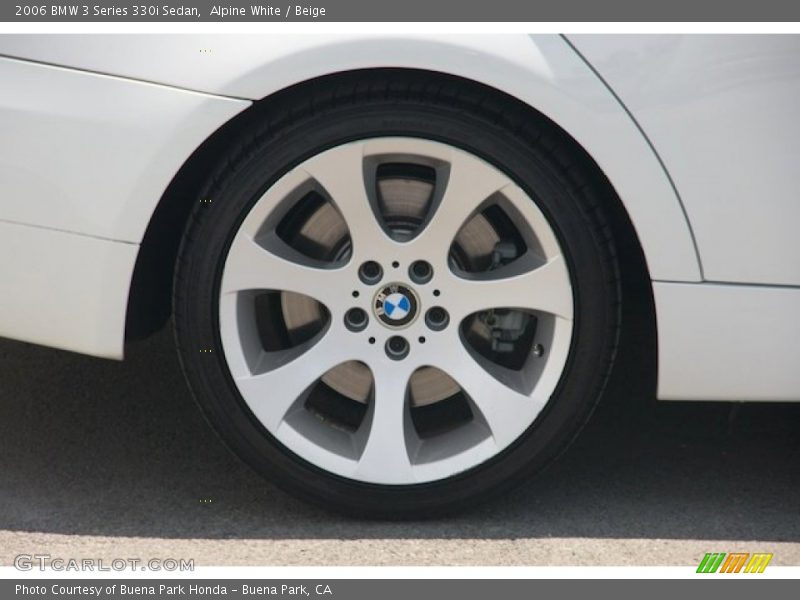 Alpine White / Beige 2006 BMW 3 Series 330i Sedan