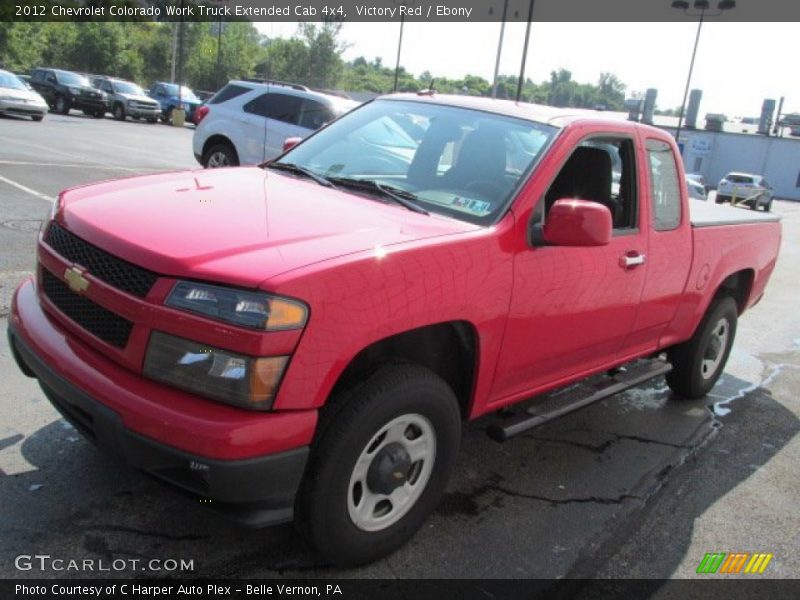 Victory Red / Ebony 2012 Chevrolet Colorado Work Truck Extended Cab 4x4