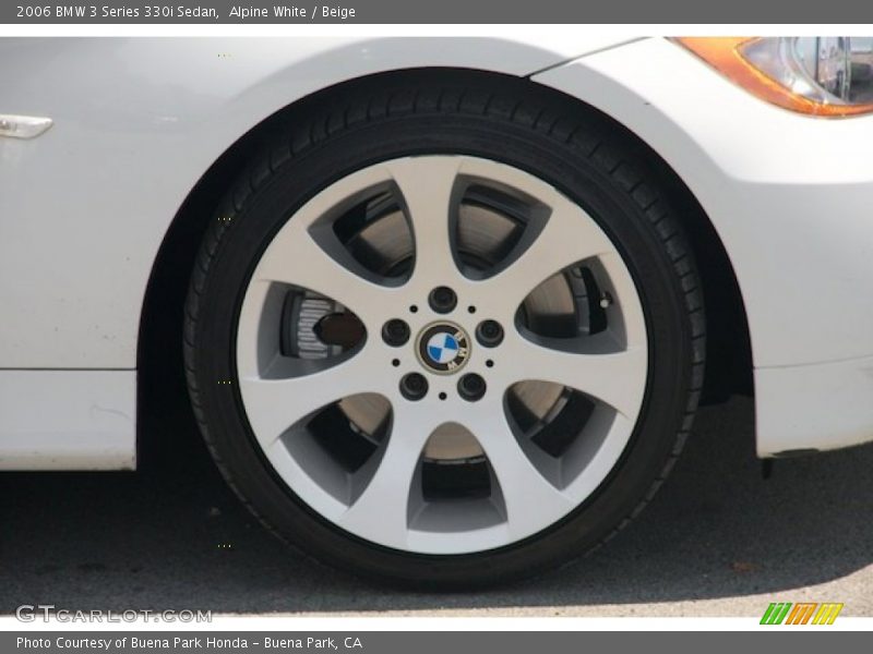 Alpine White / Beige 2006 BMW 3 Series 330i Sedan