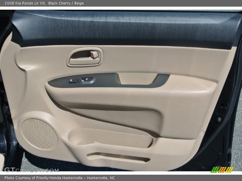 Black Cherry / Beige 2008 Kia Rondo LX V6