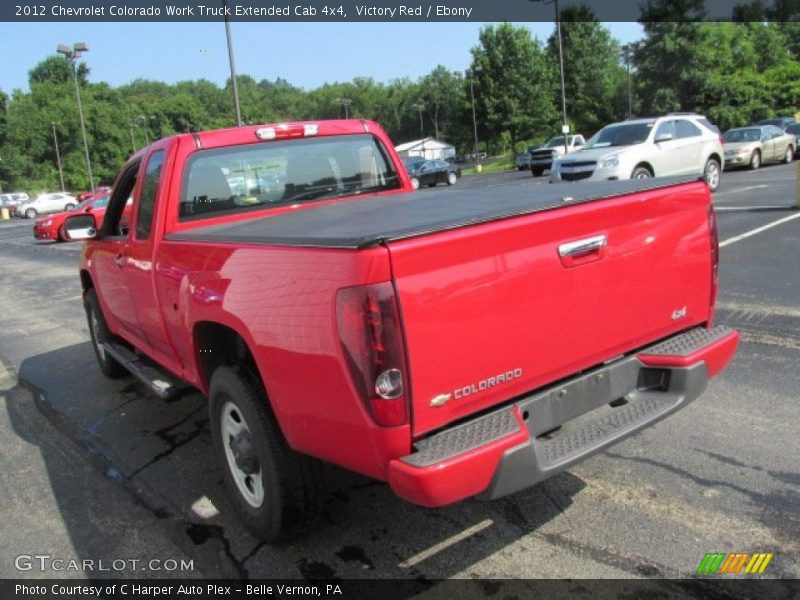 Victory Red / Ebony 2012 Chevrolet Colorado Work Truck Extended Cab 4x4