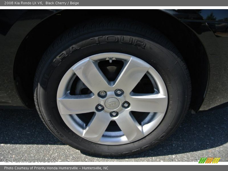 Black Cherry / Beige 2008 Kia Rondo LX V6