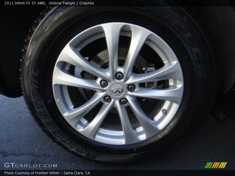 Umbria Twilight / Graphite 2011 Infiniti FX 35 AWD