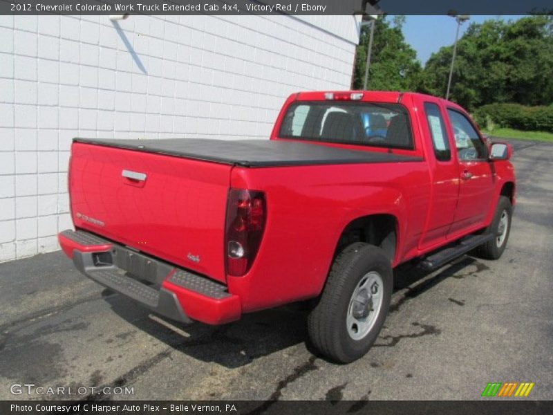 Victory Red / Ebony 2012 Chevrolet Colorado Work Truck Extended Cab 4x4