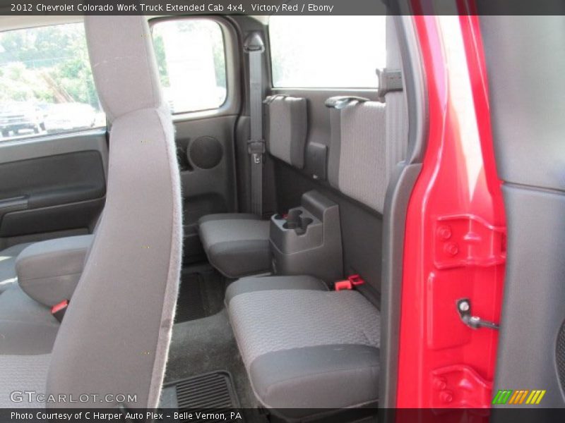Rear Seat of 2012 Colorado Work Truck Extended Cab 4x4