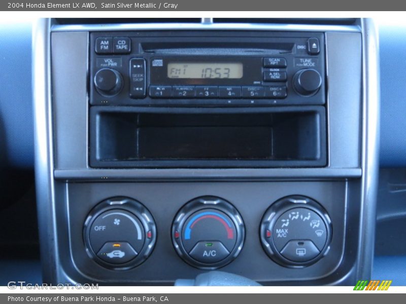 Controls of 2004 Element LX AWD