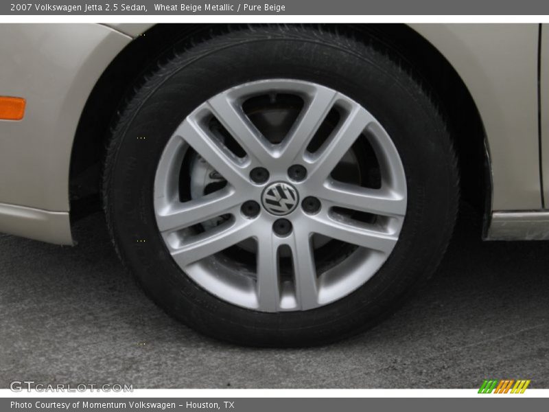 Wheat Beige Metallic / Pure Beige 2007 Volkswagen Jetta 2.5 Sedan