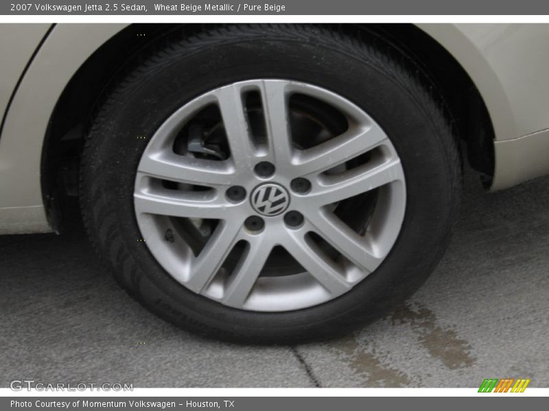 Wheat Beige Metallic / Pure Beige 2007 Volkswagen Jetta 2.5 Sedan