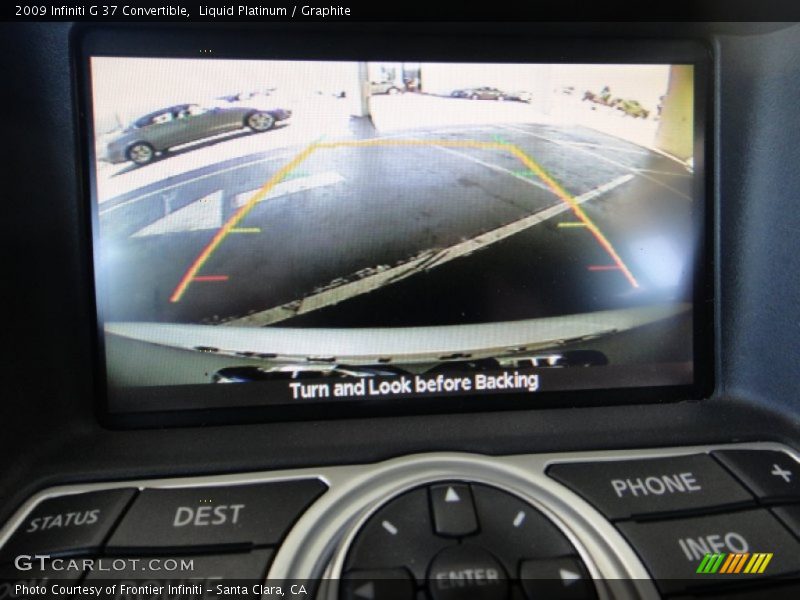 Liquid Platinum / Graphite 2009 Infiniti G 37 Convertible