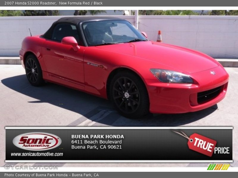 New Formula Red / Black 2007 Honda S2000 Roadster