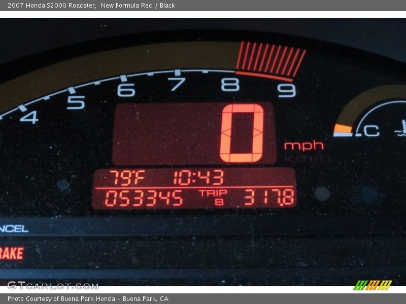 New Formula Red / Black 2007 Honda S2000 Roadster