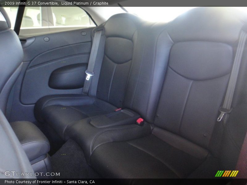 Liquid Platinum / Graphite 2009 Infiniti G 37 Convertible
