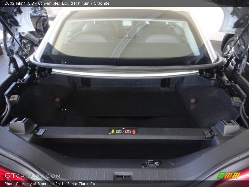 Liquid Platinum / Graphite 2009 Infiniti G 37 Convertible