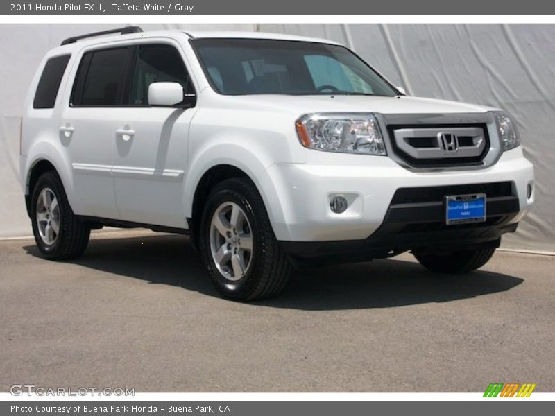 Taffeta White / Gray 2011 Honda Pilot EX-L