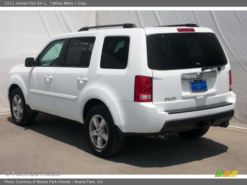 Taffeta White / Gray 2011 Honda Pilot EX-L