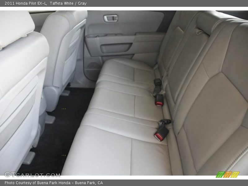 Taffeta White / Gray 2011 Honda Pilot EX-L