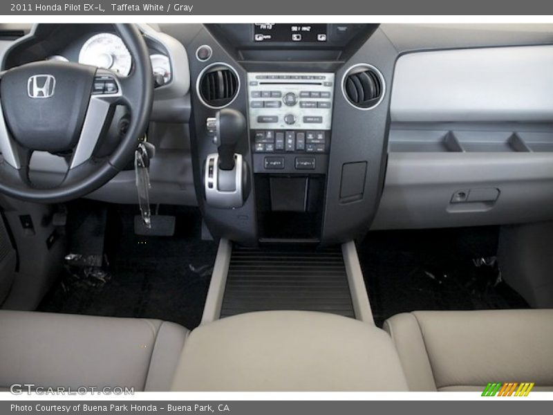 Taffeta White / Gray 2011 Honda Pilot EX-L