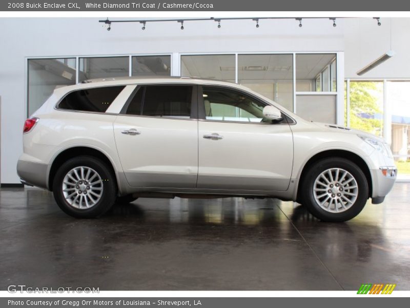 White Diamond Tri Coat / Cashmere/Cocoa 2008 Buick Enclave CXL
