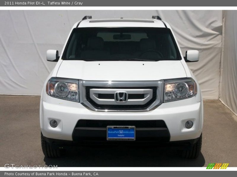 Taffeta White / Gray 2011 Honda Pilot EX-L