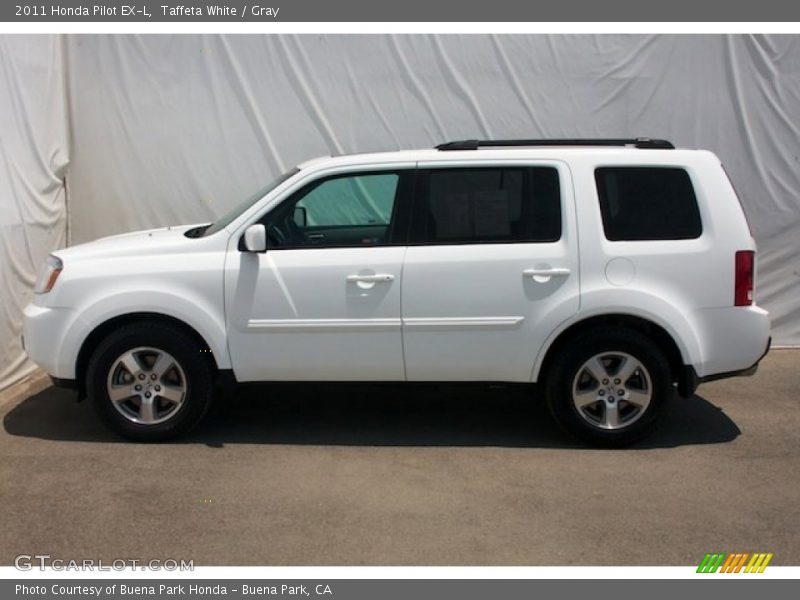 Taffeta White / Gray 2011 Honda Pilot EX-L