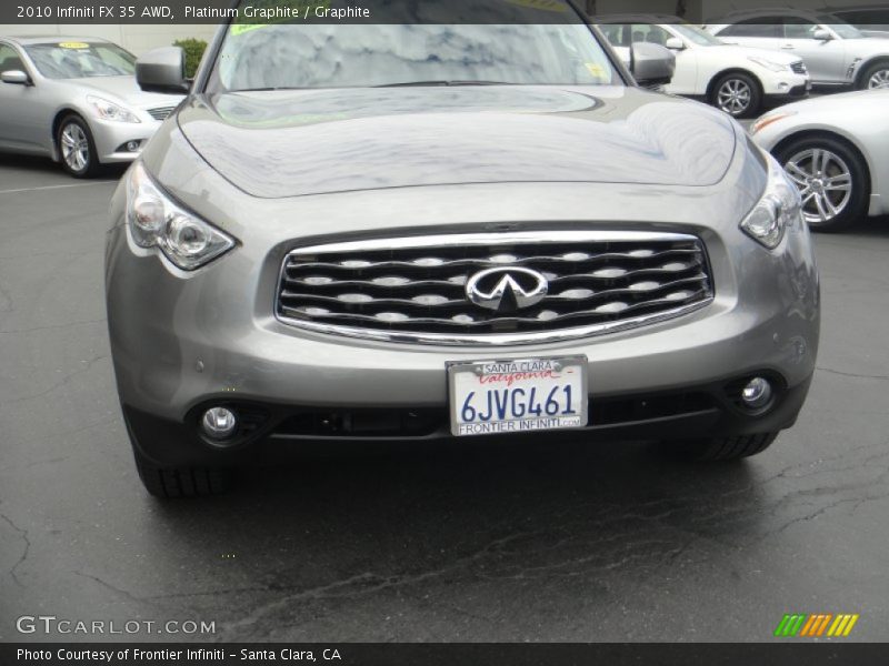 Platinum Graphite / Graphite 2010 Infiniti FX 35 AWD