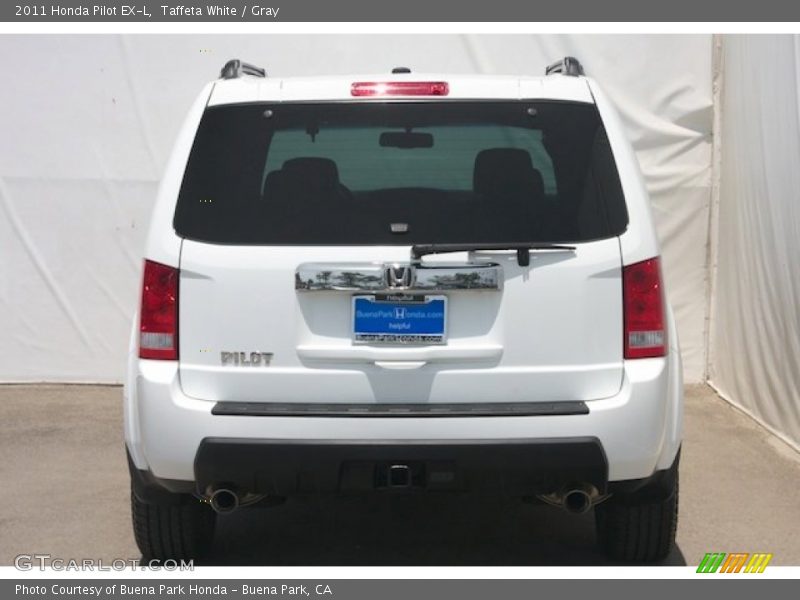 Taffeta White / Gray 2011 Honda Pilot EX-L