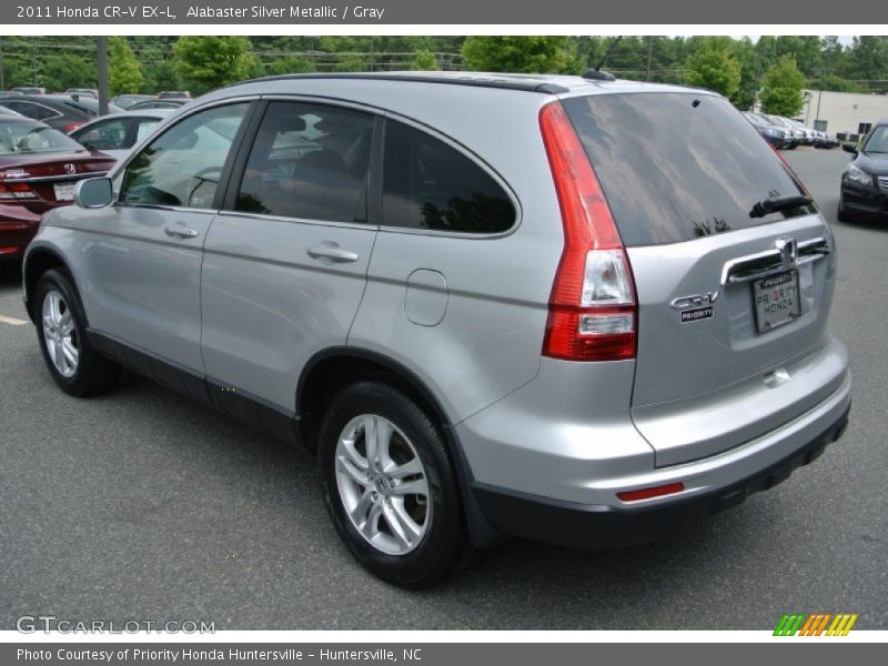 Alabaster Silver Metallic / Gray 2011 Honda CR-V EX-L