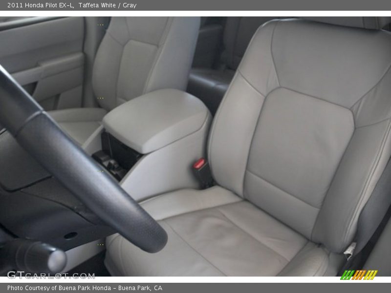 Taffeta White / Gray 2011 Honda Pilot EX-L
