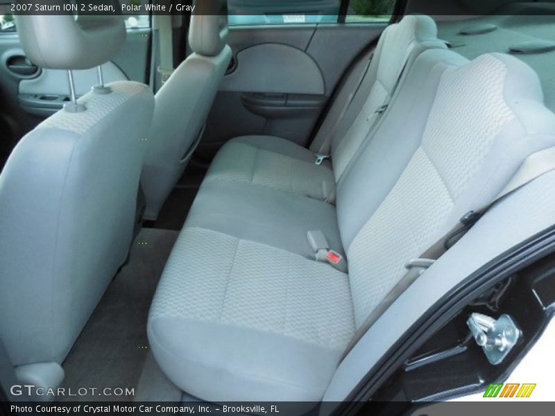 Polar White / Gray 2007 Saturn ION 2 Sedan