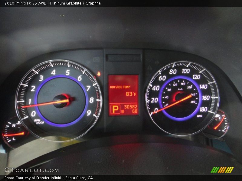 Platinum Graphite / Graphite 2010 Infiniti FX 35 AWD