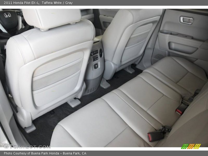 Taffeta White / Gray 2011 Honda Pilot EX-L