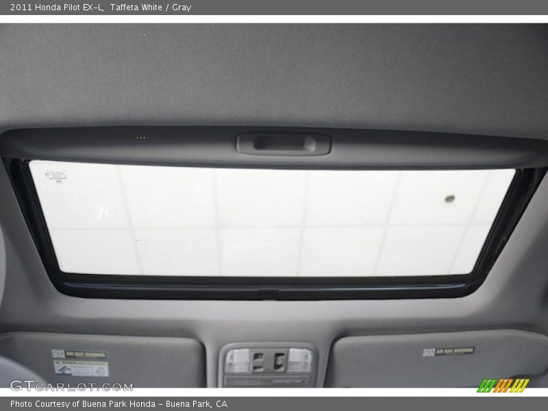 Taffeta White / Gray 2011 Honda Pilot EX-L